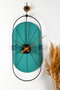 Wallity Sntr - Green Reloj de Pared Decorativo Verde y Negro